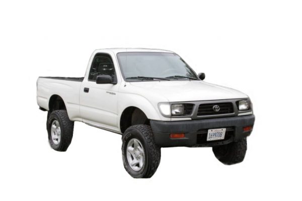 White Toyota Tacoma